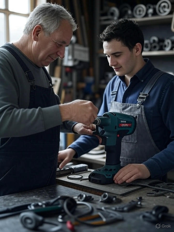 Repairing Makita grinder